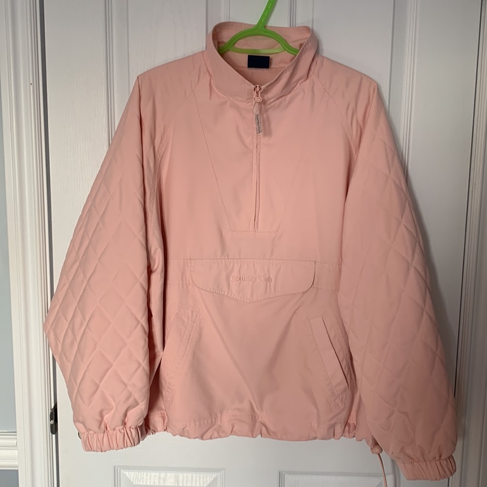 Ladies size 14 soft pink pullover jacket